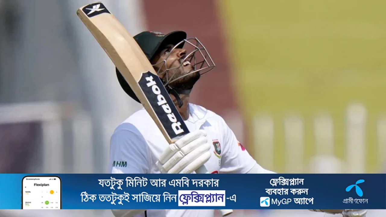 চা বিরতির আগে রেকর্ডের ডালি সাজানো মিরাজের বিদায়