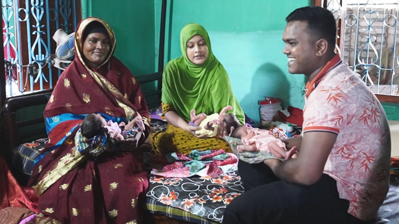 একসঙ্গে তিন সন্তানের জন্ম দিলেন গৃহবধূ