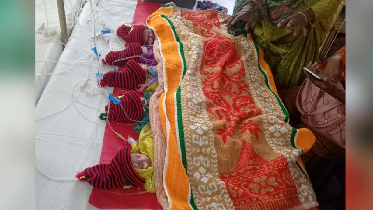 একসঙ্গে ৫ সন্তানের জন্ম দিলেন মেরিনা