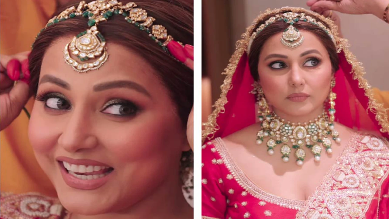 নববধূ বেশে ক্যানসার আক্রান্ত হিনা!