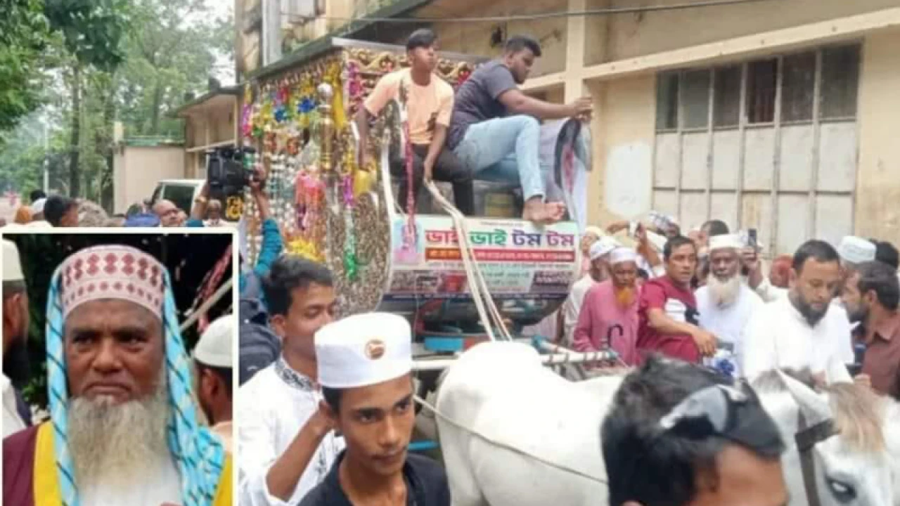 ৪৪ বছর মসজিদে ইমামতির পর রাজকীয় বিদায়