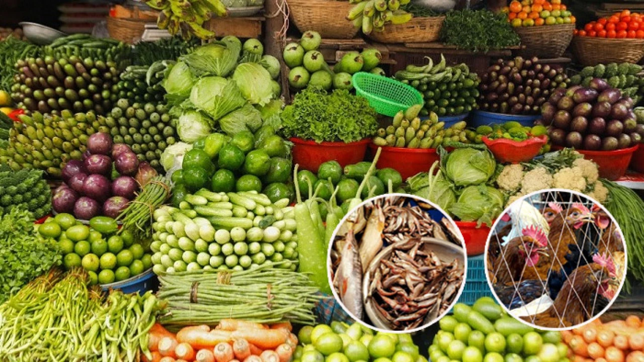 সবজির দাম কিছুটা কমলেও মাছ-মুরগির বাজার চড়া