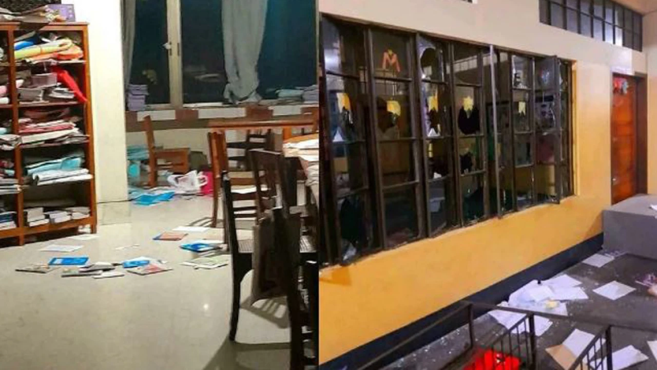 পুরান ঢাকার সেন্টগ্রেগরি স্কুলে সোহরাওয়ার্দীর শিক্ষার্থীদের হামলা ভাঙচুর