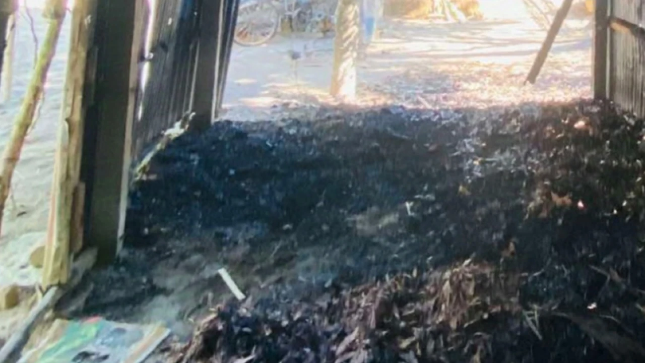 দুর্গাপুরে আগুনে পুড়ল কৃষকের গরু-ছাগল-গোয়ালঘর