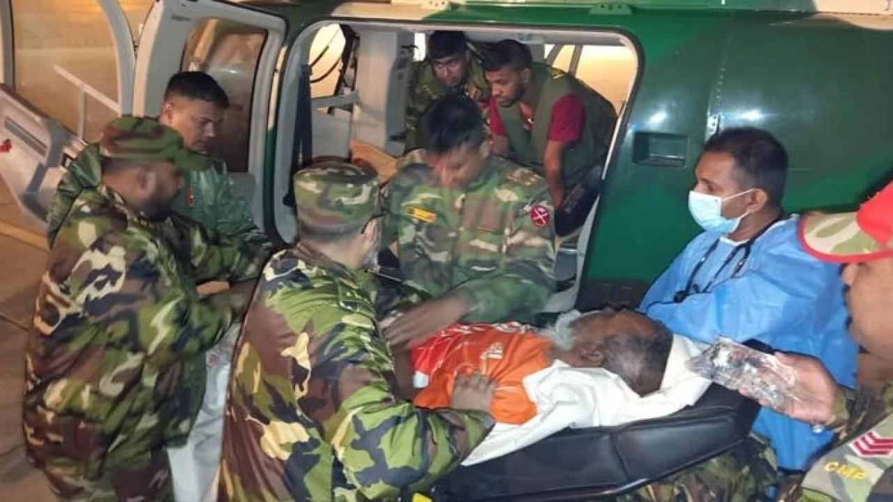 শহীদ আবু সাঈদের বাবা অসুস্থ, ঢাকায় আনা হলো সেনাবাহিনীর হেলিকপ্টারে