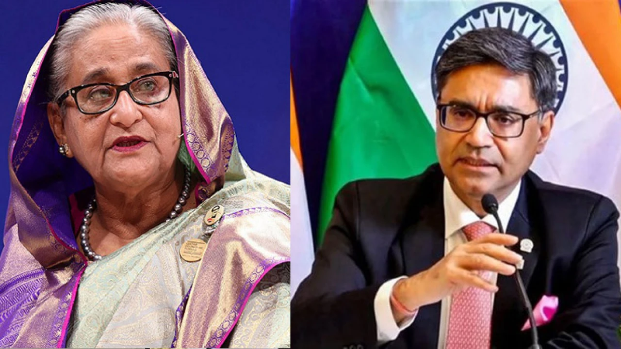 ভারতে বসে হাসিনার রাজনৈতিক কার্যক্রম, যা জানালেন বিক্রম মিশ্রি