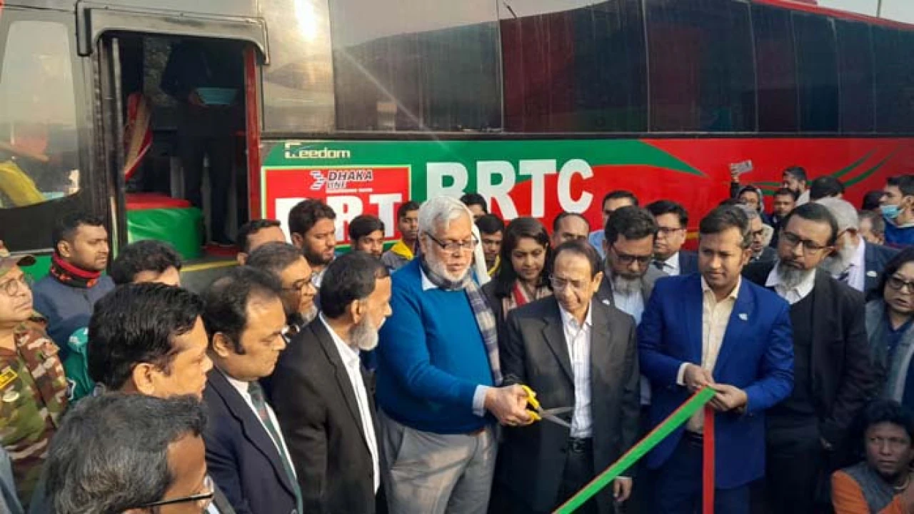 গাজীপুর-ঢাকা রুটে বিআরটিসির এসি বাস চালু