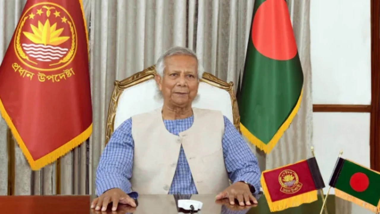 জাতির উদ্দেশে ভাষণ দিচ্ছেন প্রধান উপদেষ্টা