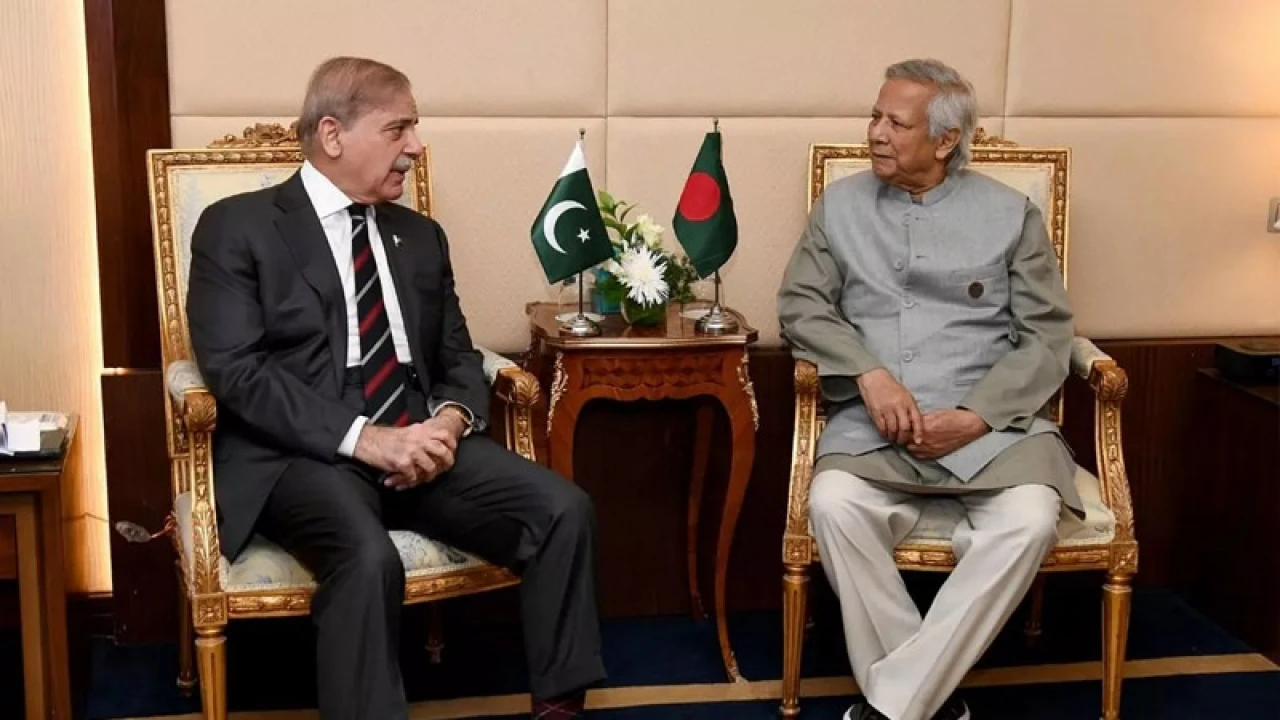 প্রধান উপদেষ্টার সঙ্গে পাকিস্তানের প্রধানমন্ত্রীর বৈঠক