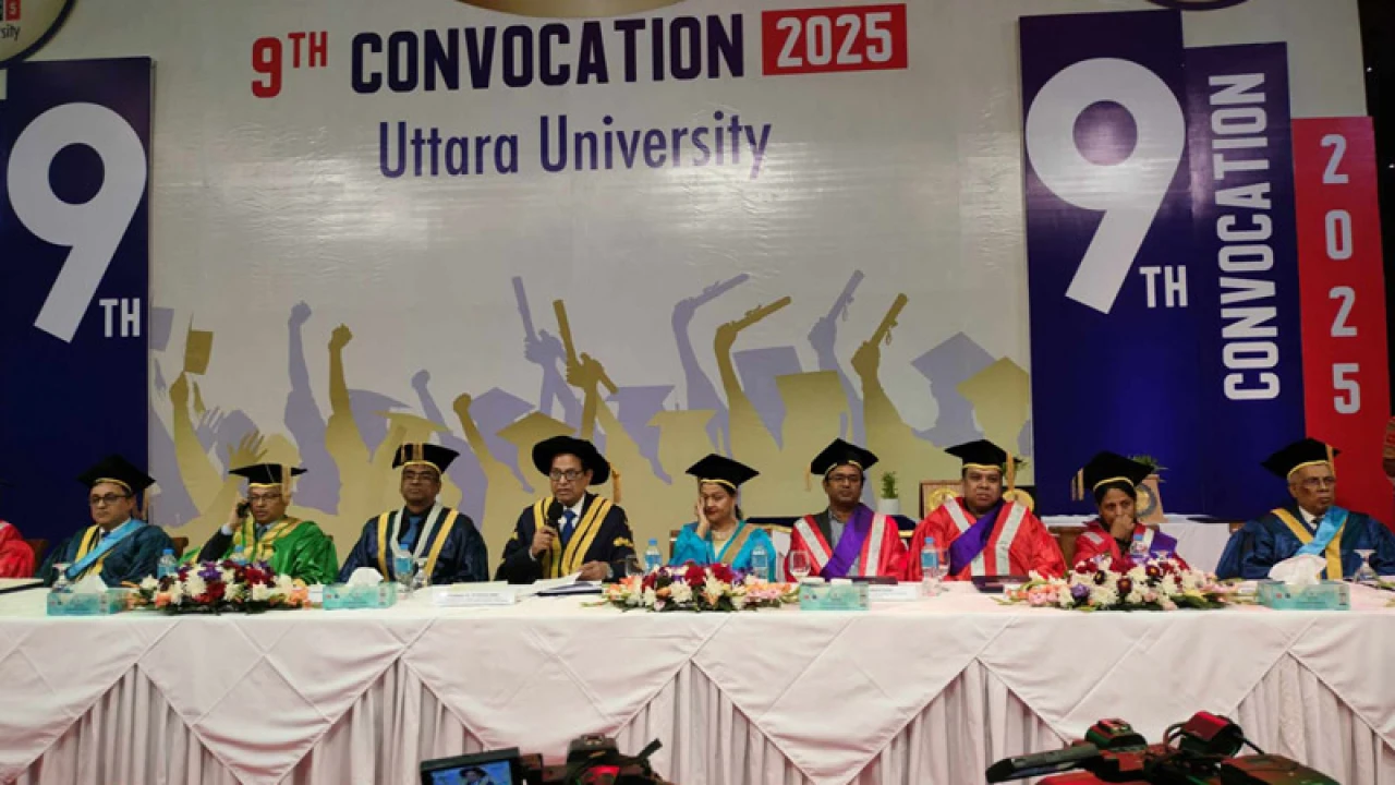 উত্তরা ইউনিভার্সিটির ৯ম সমাবর্তন অনুষ্ঠিত