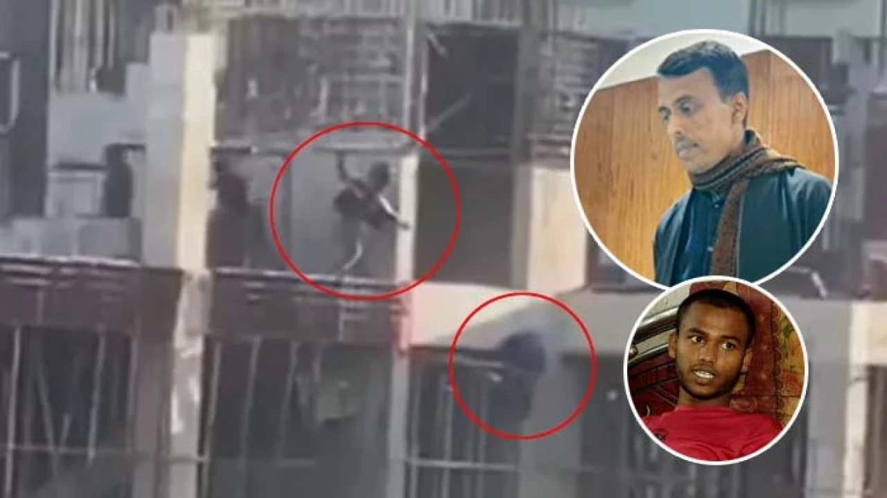 ছাদের কার্নিসে ঝুলে থাকা যুবককে গুলি করা সেই পুলিশ গ্রেপ্তার