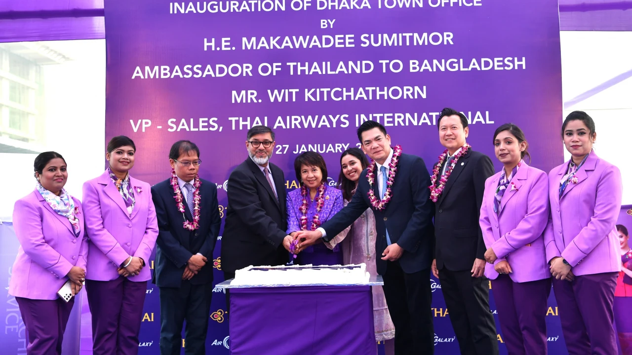 ঢাকা টাউন অফিস উদ্বোধন করল থাই এয়ারওয়েজ