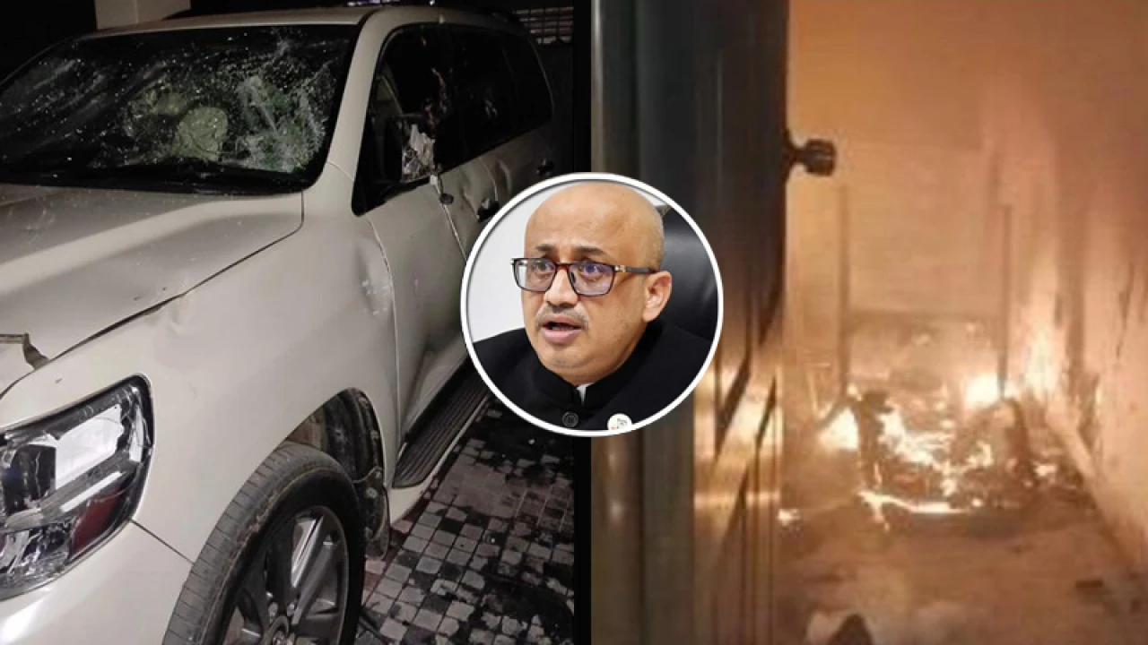 সরিষাবাড়ীতে সাবেক প্রতিমন্ত্রী মুরাদের বাড়িতে ভাঙচুর-অগ্নিসংযোগ