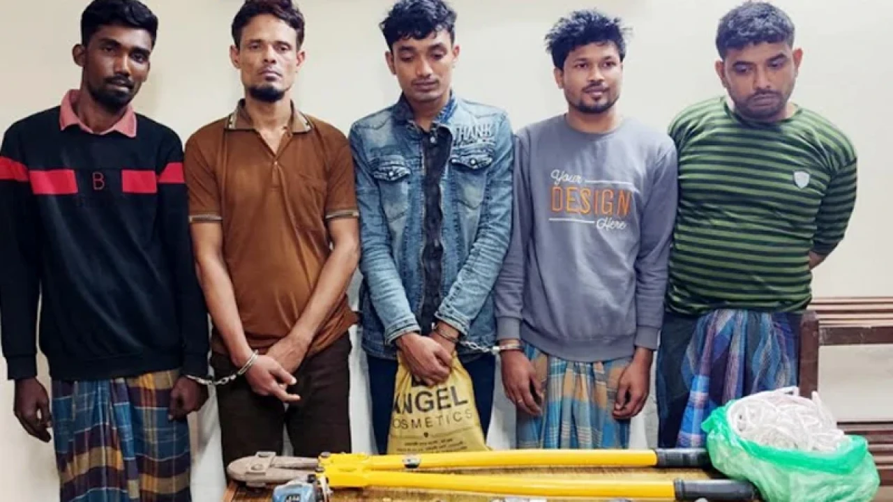 চাঁদপুরে যৌথ বাহিনীর অভিযানে অস্ত্রসহ আটক ৫