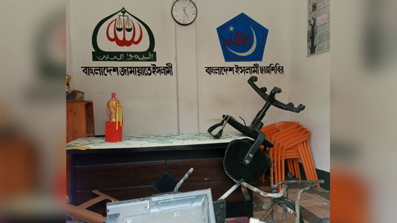 জামায়াত কার্যালয়ে ভাঙচুর-লুটপাট, বিএনপি নেতাদের বিরুদ্ধে থানায় অভিযোগ