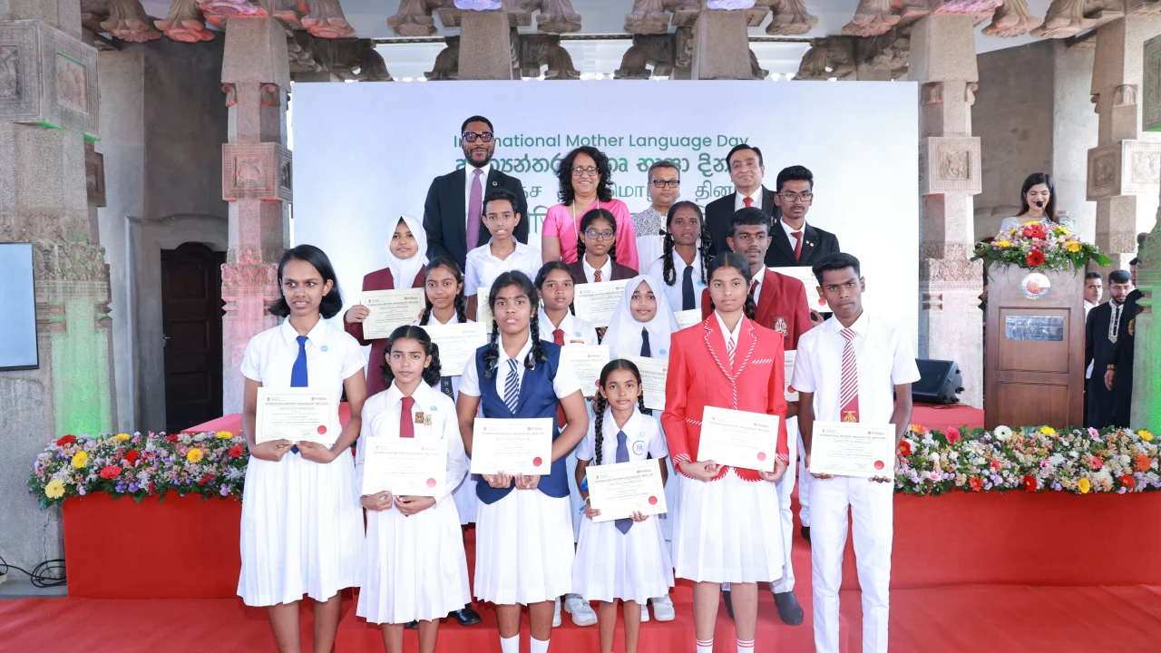 শ্রীলংকার প্রধানমন্ত্রীর অংশগ্রহণে কলম্বোতে আন্তর্জাতিক মাতৃভাষা দিবস পালিত 