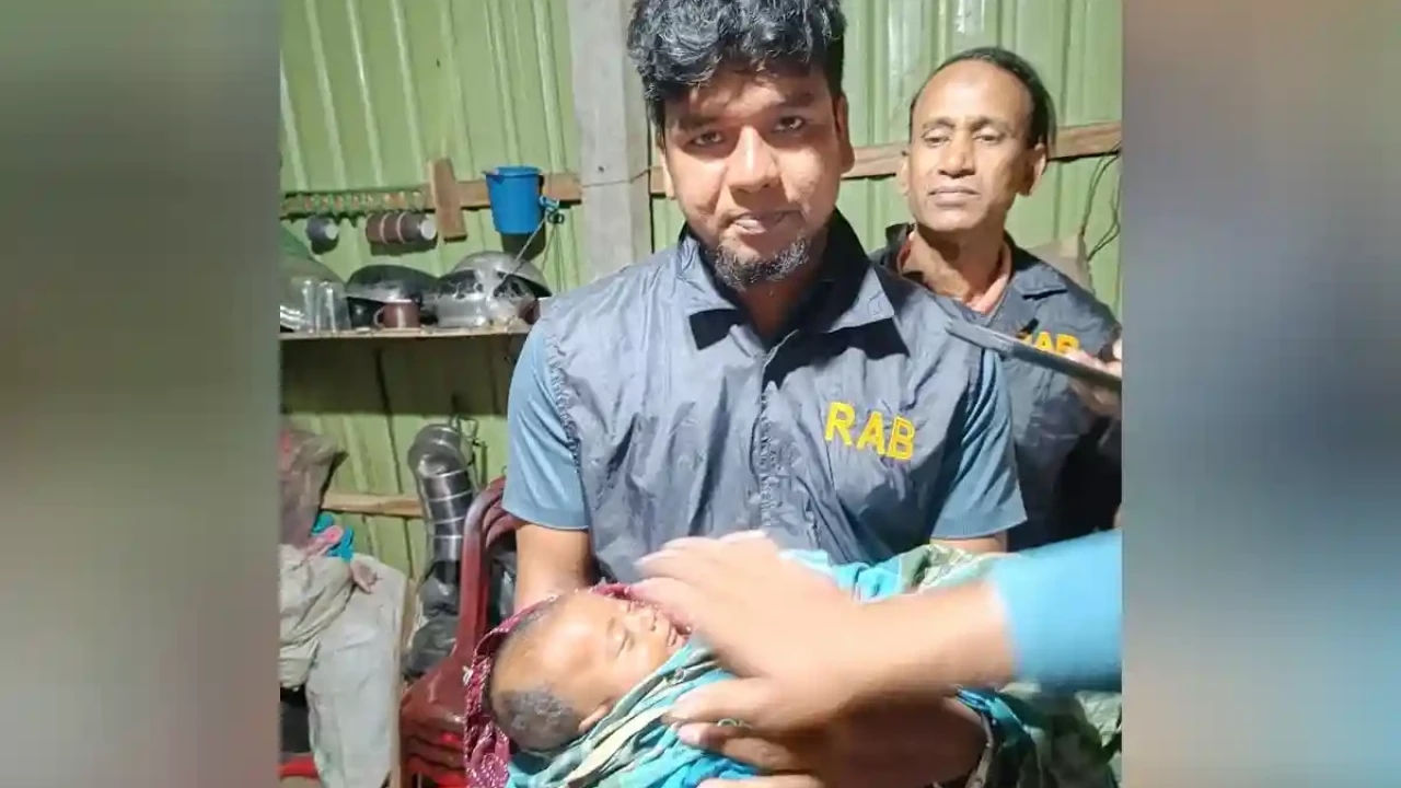 বেগমগঞ্জে হাসপাতাল থেকে চুরি হওয়া শিশু উদ্ধার