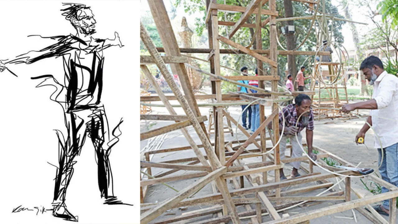 নববর্ষের শোভাযাত্রা প্রত্যাখ্যান চারুকলার ২৬তম ব্যাচের শিক্ষার্থীদের