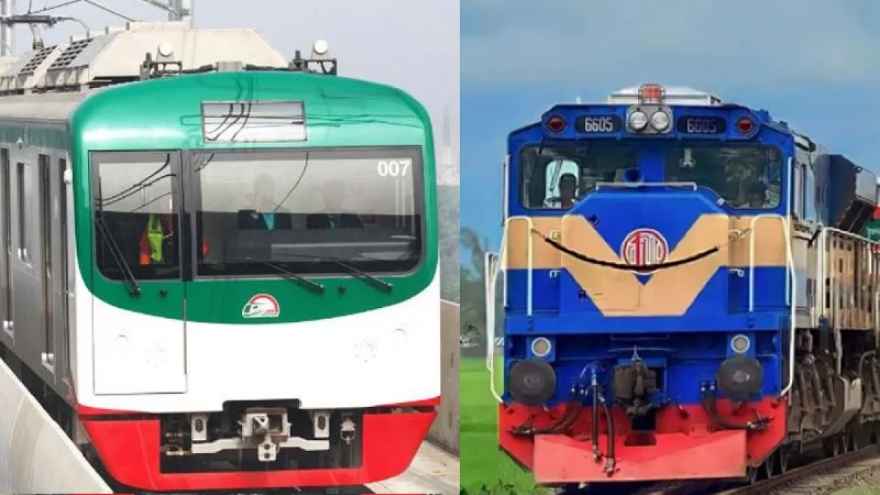 মেট্রোরেল ও আন্তঃনগর ট্রেন চলাচল শুরু 