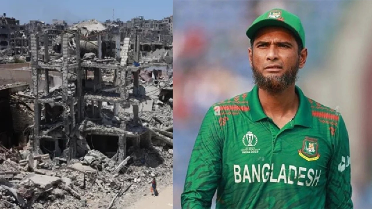 ‘মার্চ ফর গাজা’র ডাক দিলেন মাহমুদউল্লাহ রিয়াদ