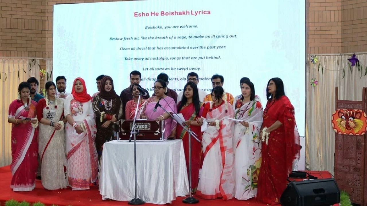 নয়াদিল্লিতে বাংলাদেশ হাইকমিশনে পহেলা বৈশাখ উদযাপন