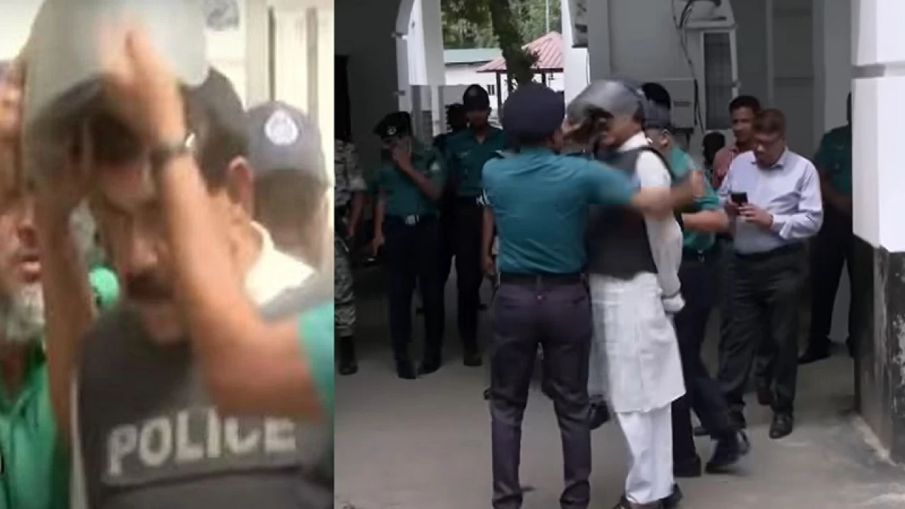 মেজাজ হারালেন শাজাহান খান, ফেলে দিলেন হেলমেট