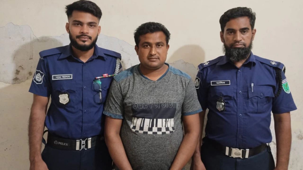 তাহিরপুরে ওয়ার্ড যুবলীগ সভাপতি সুজন আটক