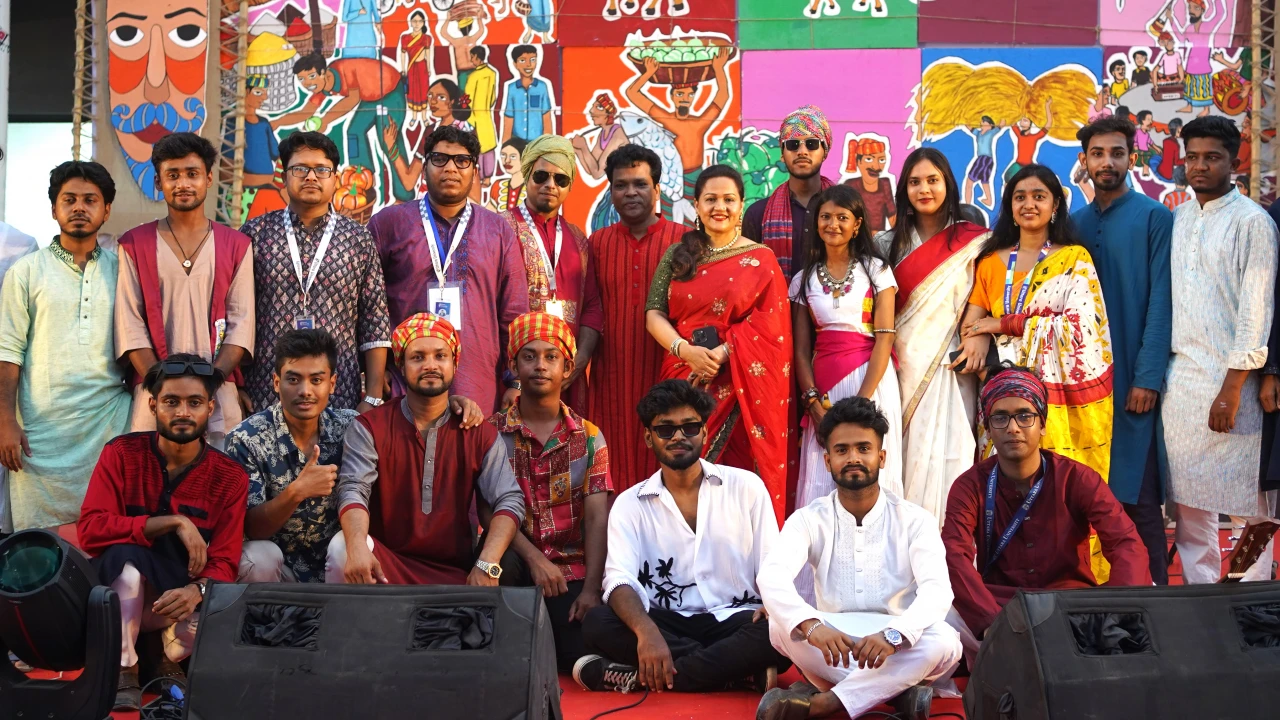 উত্তরা ইউনিভার্সিটিতে বৈশাখী পার্বণ উদযাপন