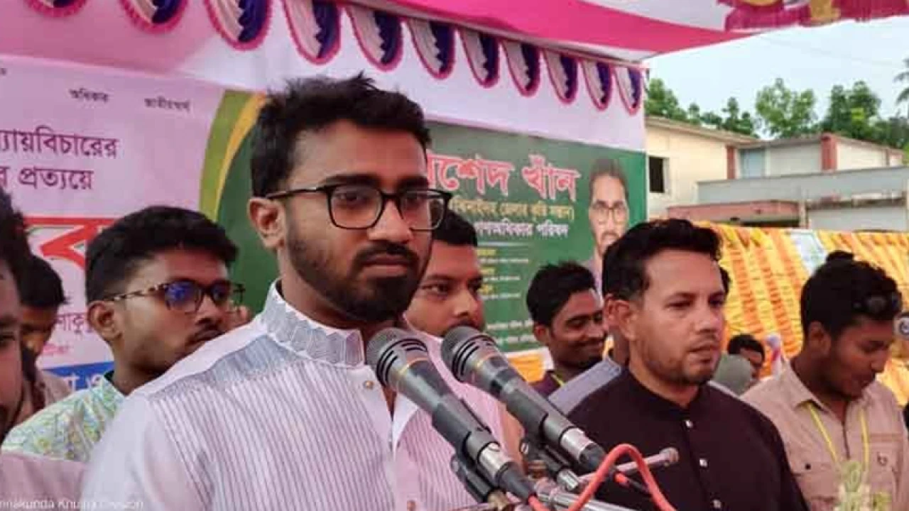 নির্বাচন যত বিলম্ব হবে, ততই দেশে অশান্তি বাড়বে: রাশেদ খাঁন 