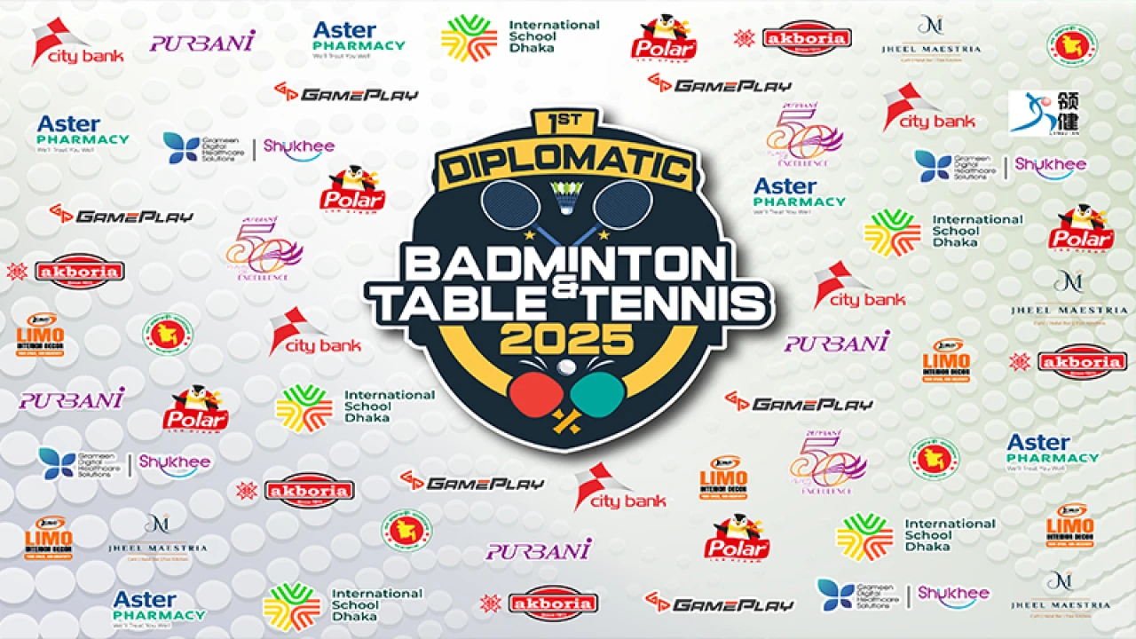 প্রথমবারের মতো ঢাকায় কূটনৈতিক ব্যাডমিন্টন ও টেবিল টেনিস টুর্নামেন্ট