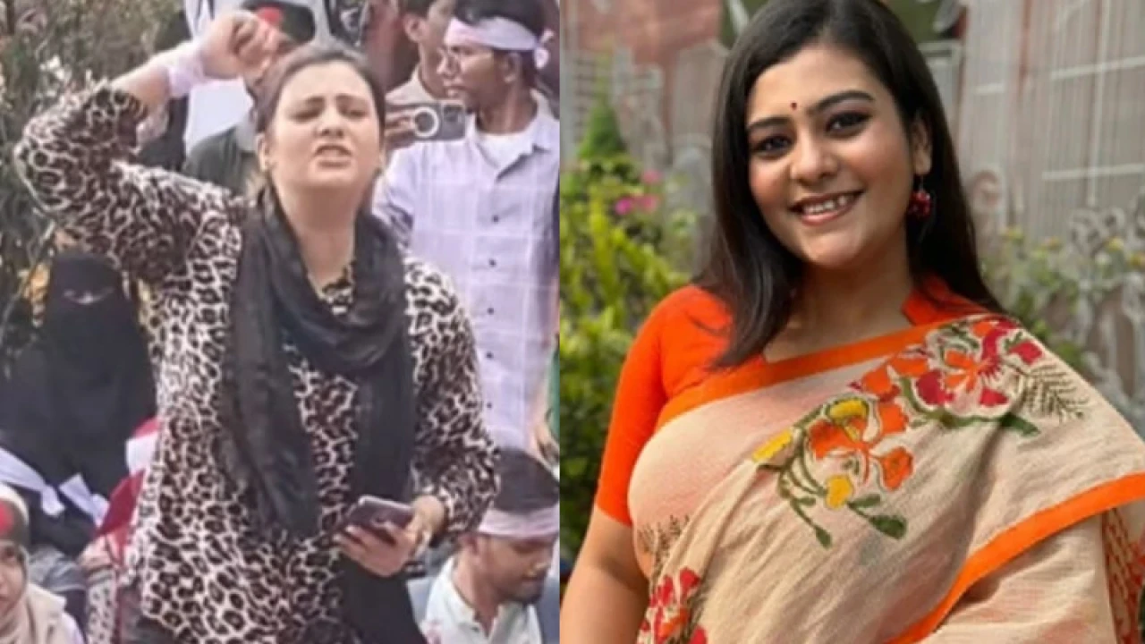 দীপ্তি চৌধুরীর কণ্ঠে স্লোগান, ‘মুলা না বোতল’ 