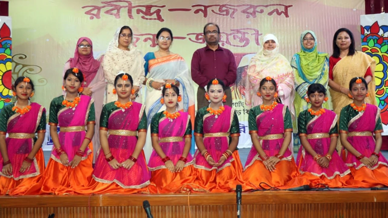 মাইলস্টোন প্রিপারেটরি কেজি স্কুলের উদ্যোগে রবীন্দ্র নজরুল জয়ন্তী উদযাপন