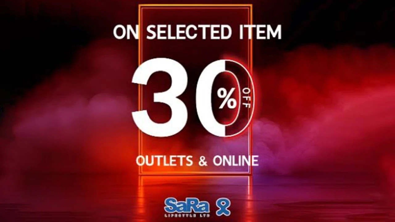 সারা’র পোশাকে ৩০ শতাংশ ছাড়