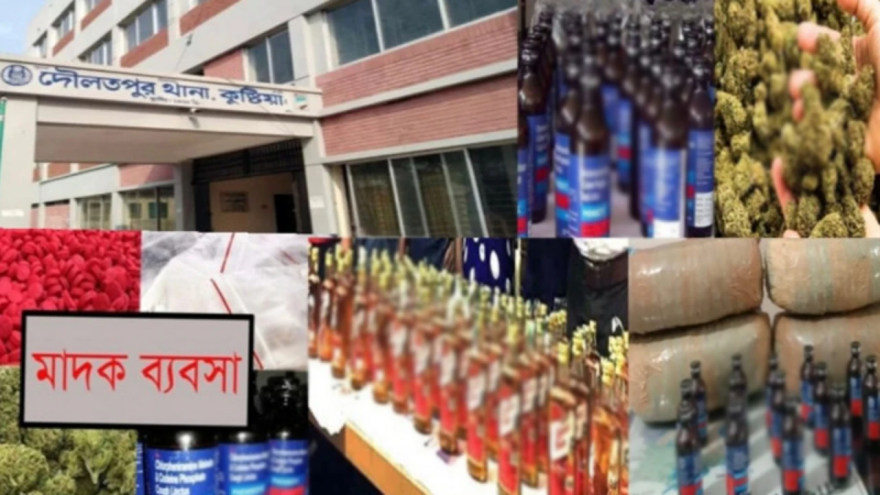 কুষ্টিয়ার সীমান্তবর্তী দৌলতপুর যেন মাদকের স্বর্গরাজ্য