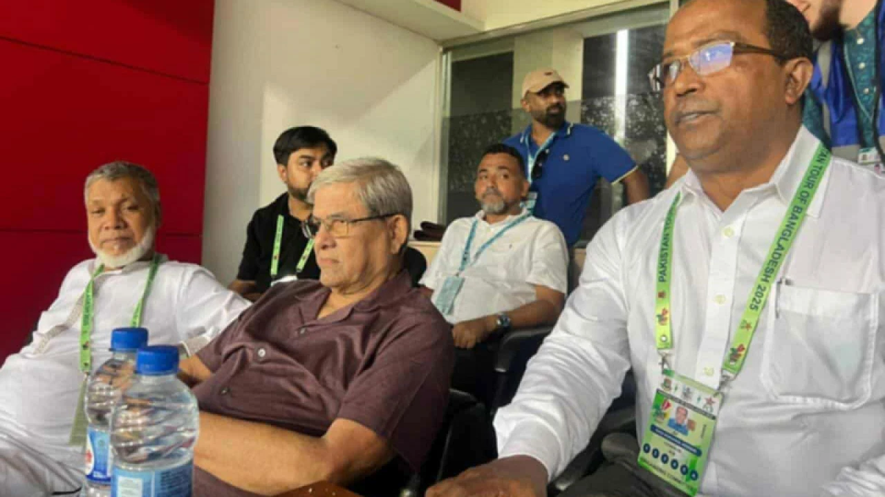 বাংলাদেশের খেলা দেখতে গিয়ে সাকিবকে নিয়ে যা বললেন মির্জা ফখরুল