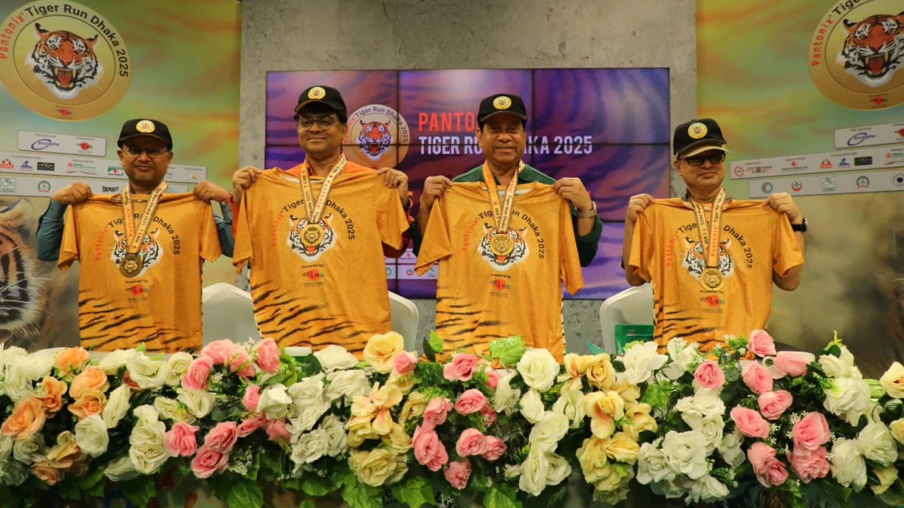 বাঘ সংরক্ষণ সচেতনতায় প্যানটোনিক্স টাইগার রান ঢাকা