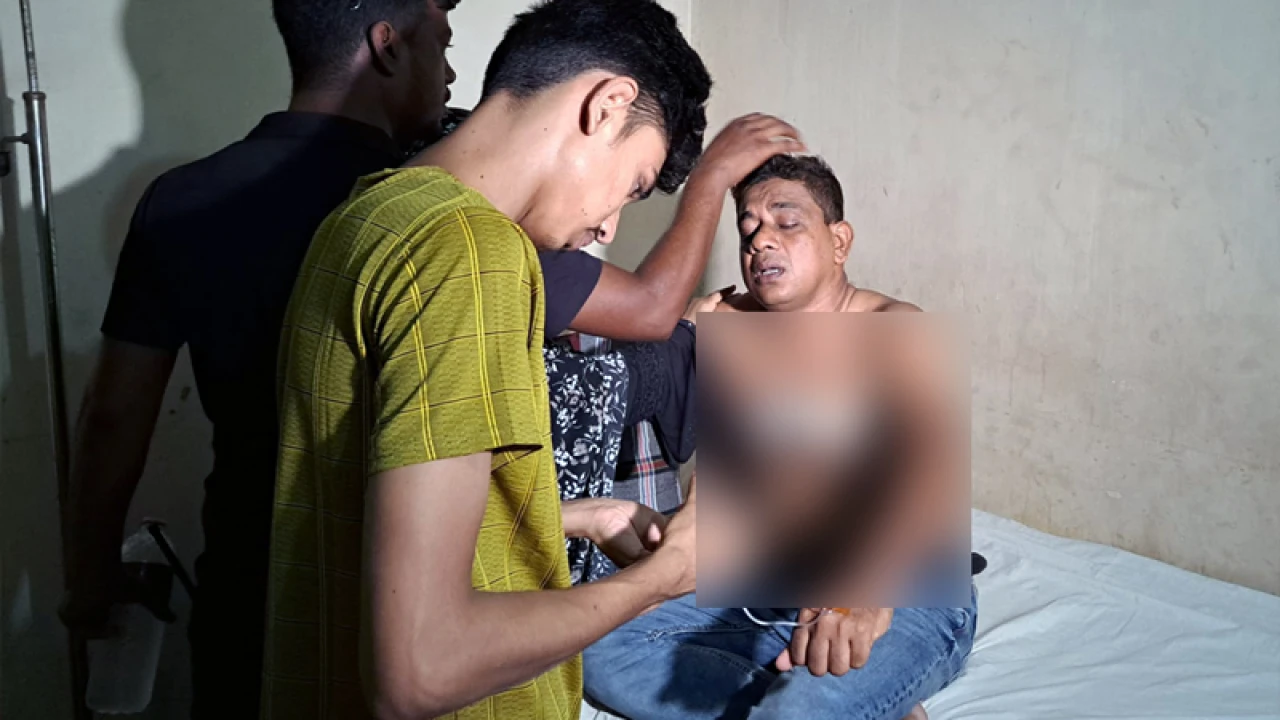 আওয়ামী লীগ নেতা‌কে ধর‌তে গি‌য়ে ব‌টির আঘা‌তে আহত এসআই