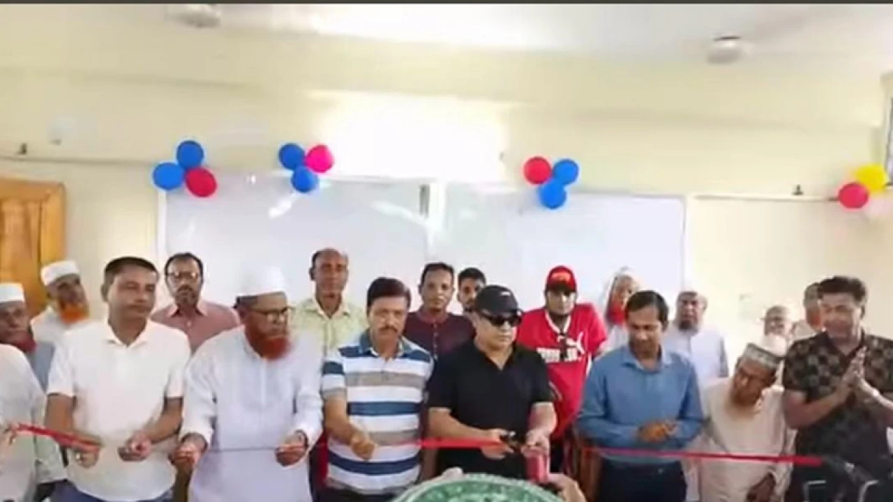 জাফর আউলিয়া মাদ্রাসার নতুন ভবন উদ্বোধন করলেন আনোয়ার আলদীন