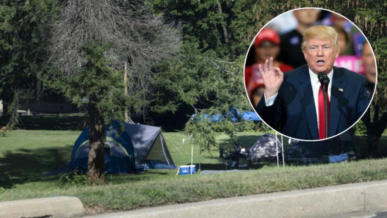 গৃহহীনদের ওয়াশিংটন ডিসি ছেড়ে যাওয়ার নির্দেশ ট্রাম্পের