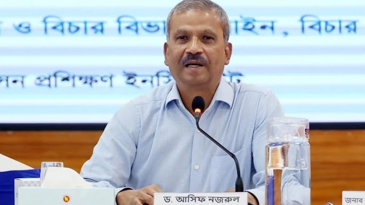 নির্বাচন পেছানোর কোনো সুযোগ নেই: আইন উপদেষ্টা