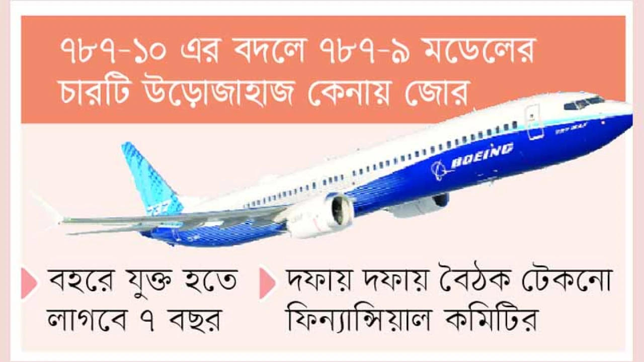 বোয়িংয়েই ঝুঁকছে বিমান বাংলাদেশ