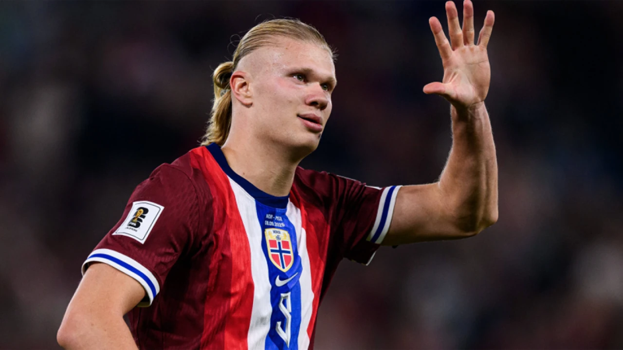 নরওয়ের ১১ গোলের বন্যা, হালান্ডের ৫