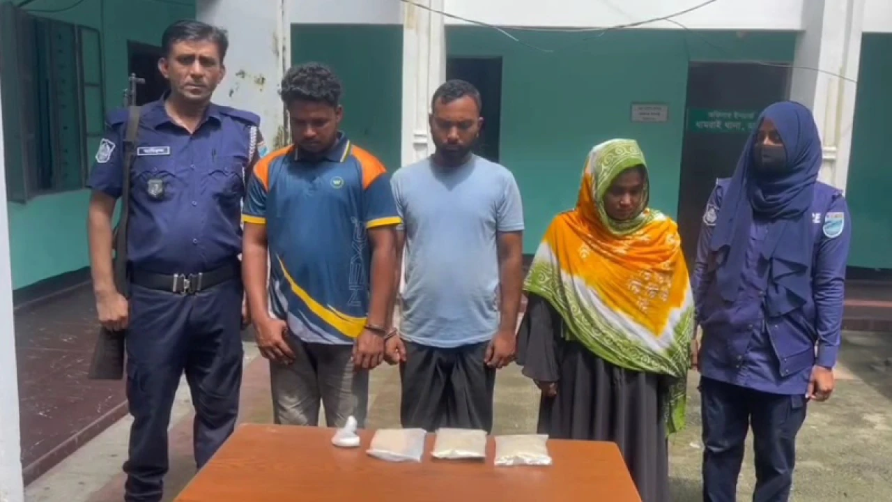 ৩১ লাখ টাকার মাদকদ্রব্য উদ্ধারসহ আটক ৩