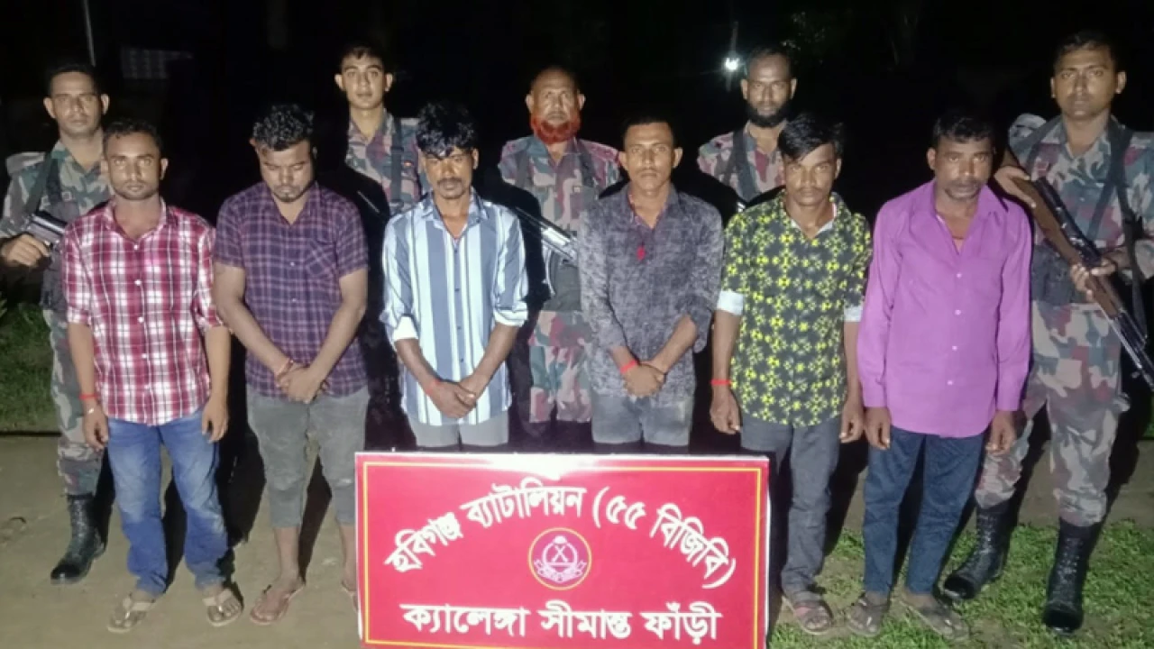 অবৈধভাবে ভারতে প্রবেশের চেষ্টা, ৬ বাংলাদেশি আটক