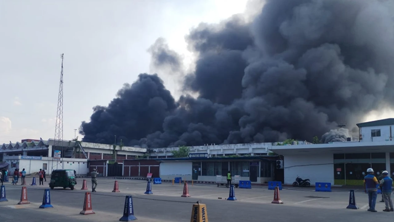 শাহজালাল বিমানবন্দরের কার্গো ভিলেজে আগুন