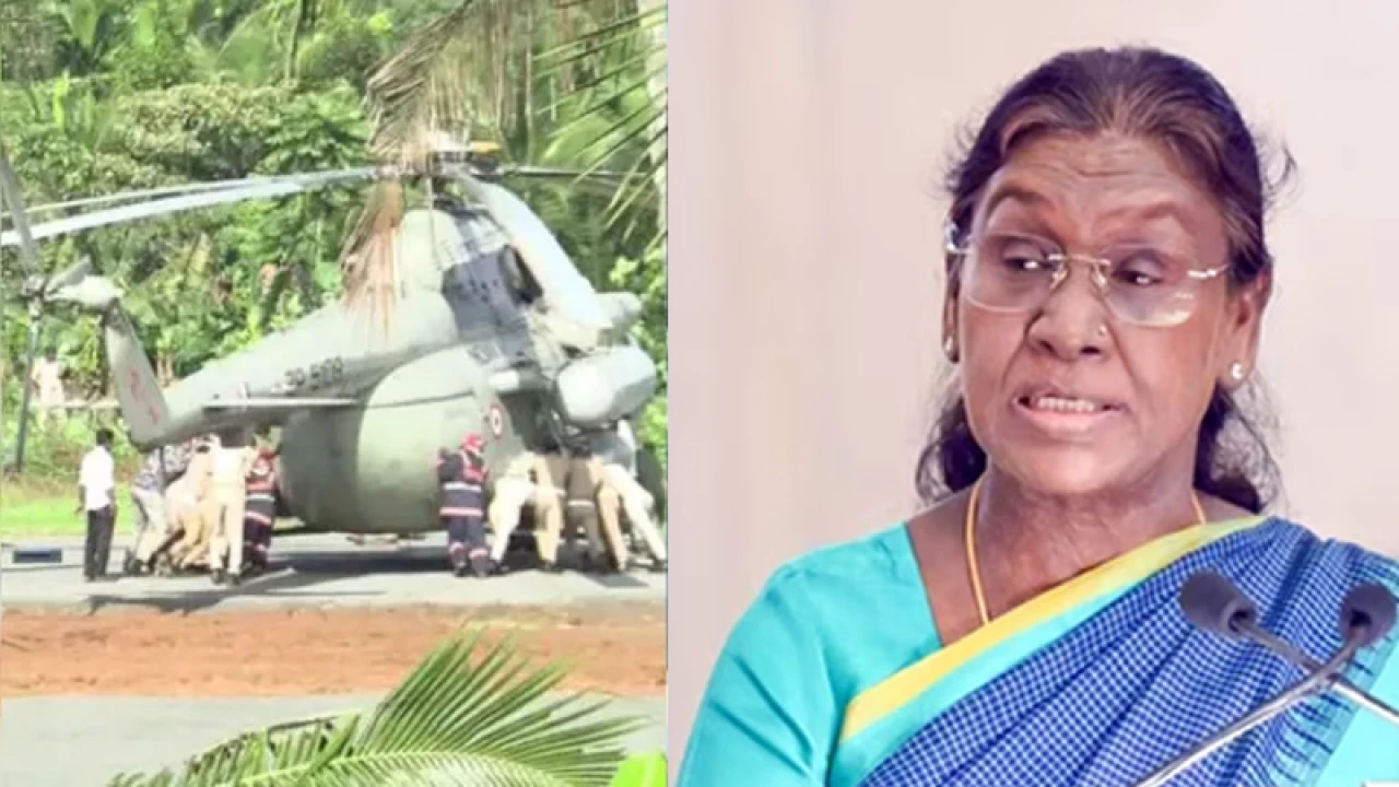 হেলিকপ্টার দুর্ঘটনার কবলে ভারতীয় রাষ্ট্রপতি 