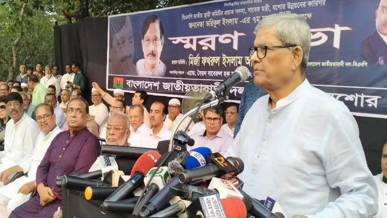 কয়েকটি দল অসৎ উদ্দেশ্যে দেশে গোলযোগ সৃষ্টির পাঁয়তারা করছে: মির্জা ফখরুল