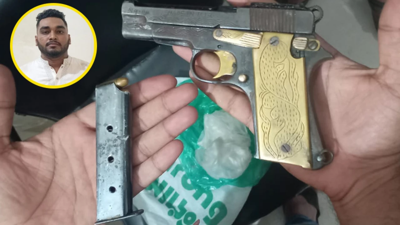 নারায়ণগঞ্জে অস্ত্র-গুলিসহ যুবক গ্রেপ্তার