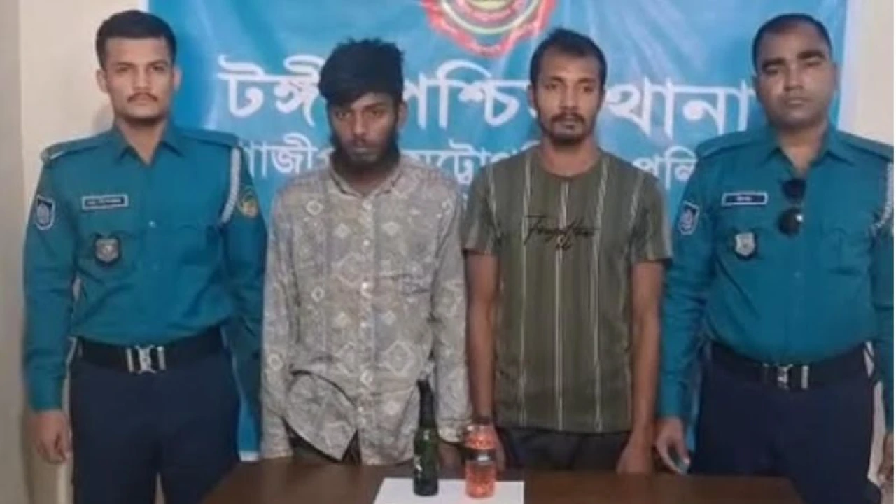 টঙ্গীতে পেট্রোলবোমাসহ ২ যুবক গ্রেপ্তার 