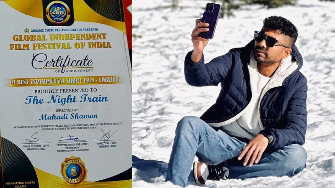 ‘জিআইএফএফআই’ অ্যাওয়ার্ডে পুরস্কৃত মাহাদীর ‘দ্য নাইট ট্রেন’